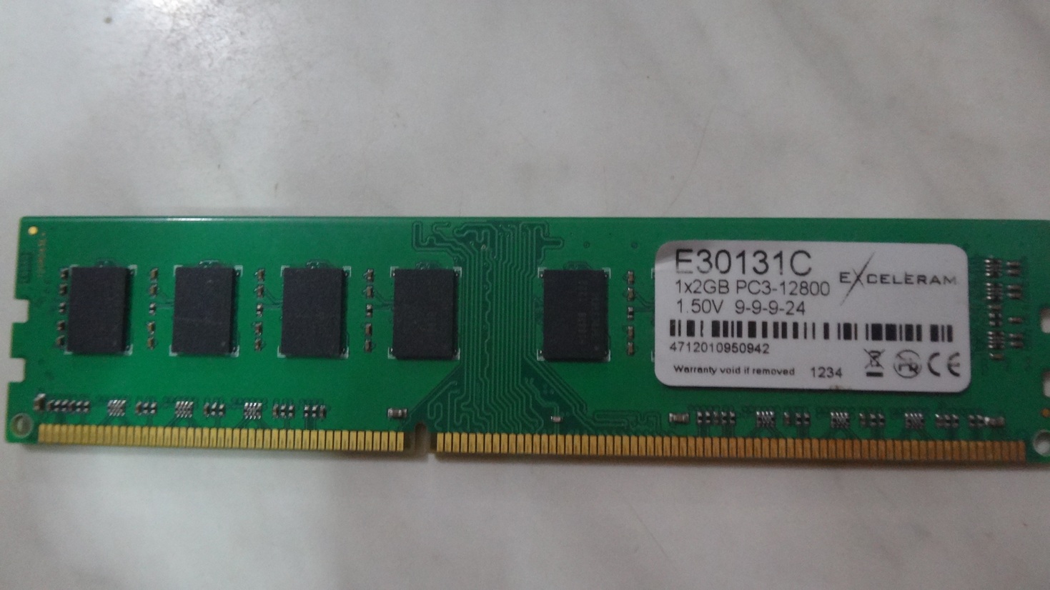 Kit memorie PC Exceleram 4Gb (2x2 Gb) DDR3 PC3-12800 1600mhz